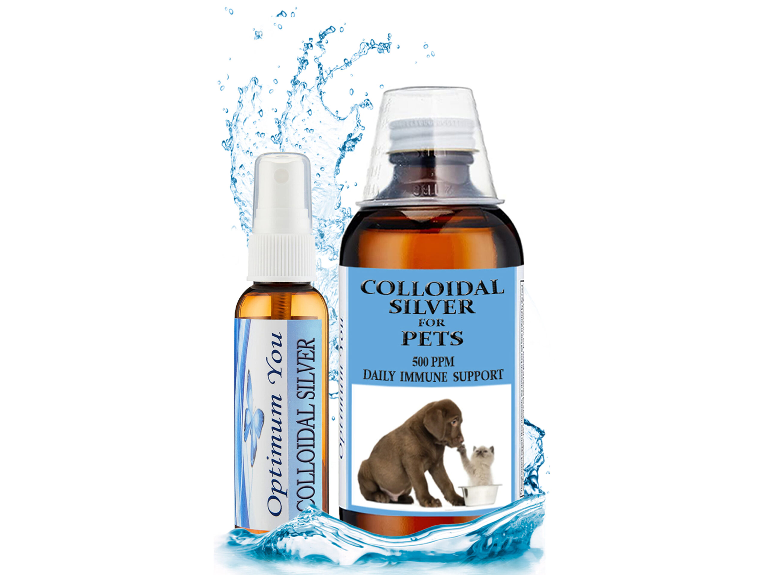 Optimum You Colloidal Silver, 500ppm for Pets 8 oz